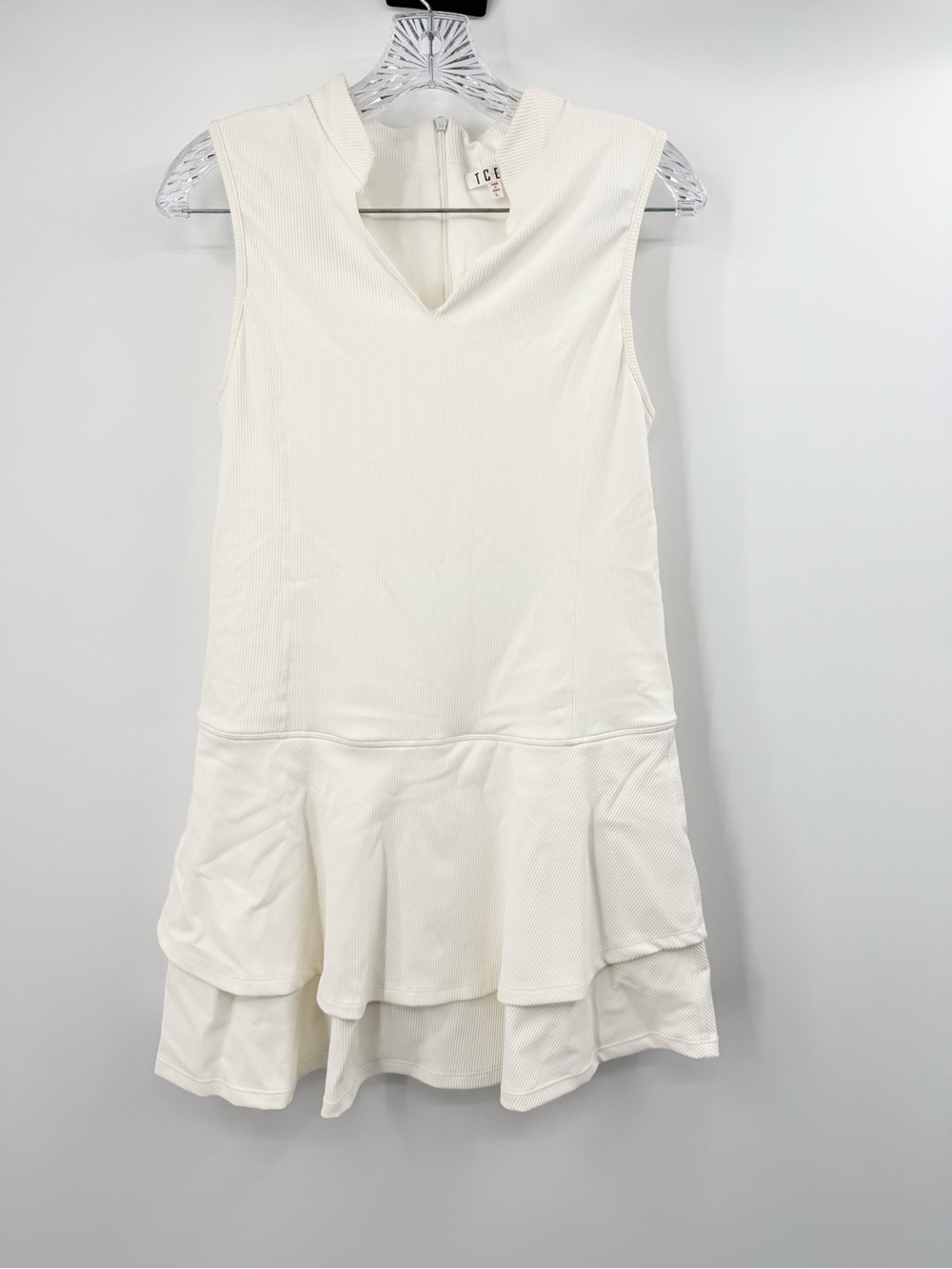 TCEC Women’s Ivory Mini Athletic Dress Size Large - Picture 1 of 4
